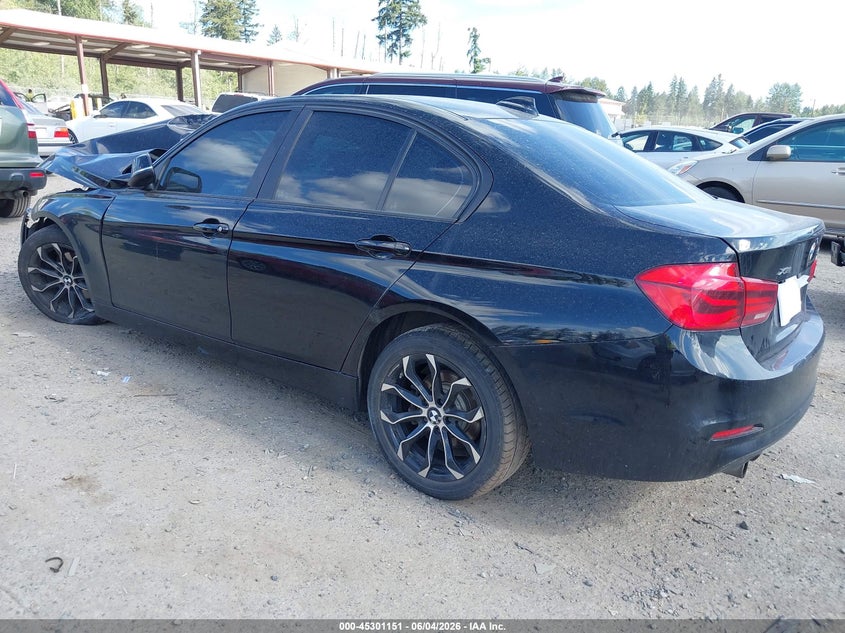 2017 BMW 3er VIN WBA8E5G59HNU22413 IAAI salvage auction — FRONT END, Salvage (West Virginia), sold $400 on 2026-08-12 (photo 3)