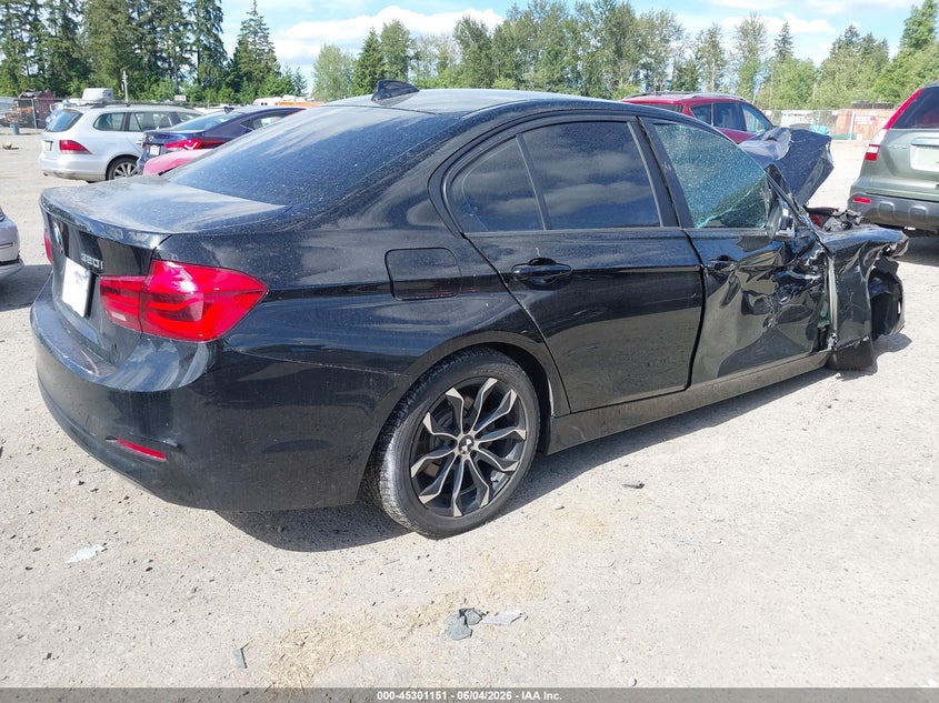2017 BMW 3er VIN WBA8E5G59HNU22413 IAAI salvage auction — FRONT END, Salvage (West Virginia), sold $400 on 2026-08-12 (photo 4)