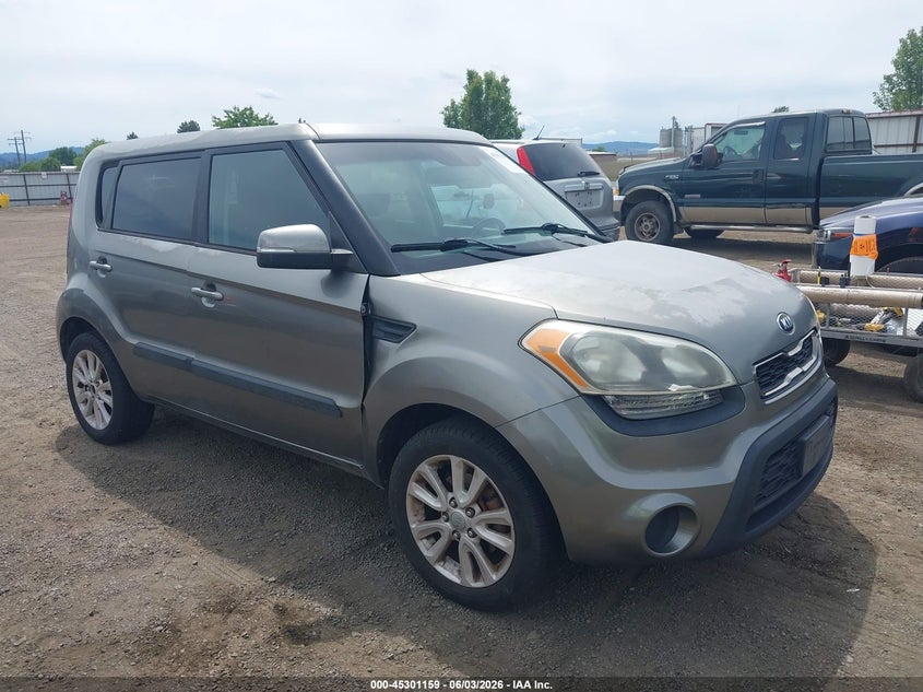 2013 Kia Soul VIN KNDJT2A68D7510054 IAAI salvage auction — NORMAL WEAR, Clear (Washington), sold $350 on 2026-07-28 (photo 1)