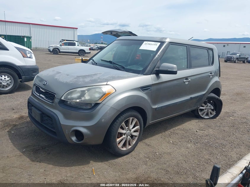 2013 Kia Soul VIN KNDJT2A68D7510054 IAAI salvage auction — NORMAL WEAR, Clear (Washington), sold $350 on 2026-07-28 (photo 2)