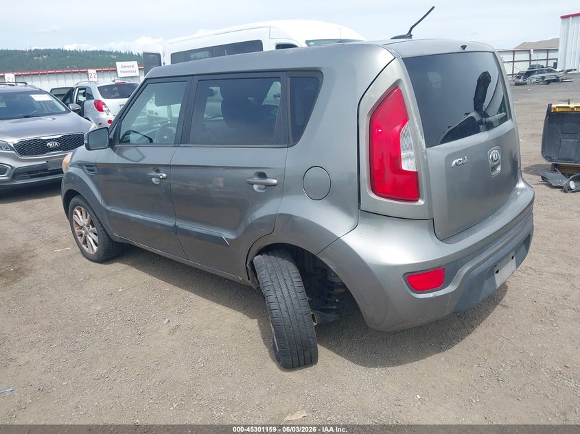 2013 Kia Soul VIN KNDJT2A68D7510054 IAAI salvage auction — NORMAL WEAR, Clear (Washington), sold $350 on 2026-07-28 (photo 3)