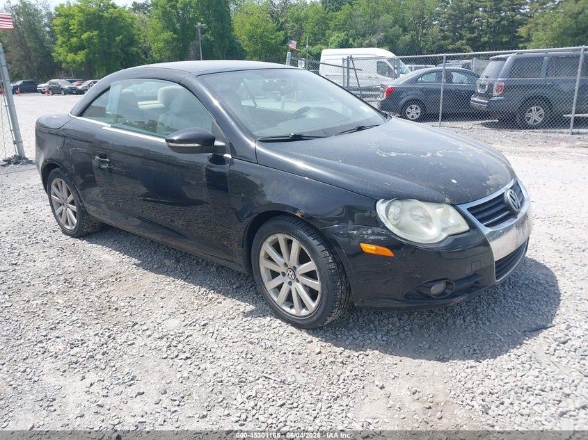 2010 Volkswagen Eos VIN WVWBA7AH2AV011427 IAAI salvage auction — NORMAL WEAR, Clear (New York), sold $325 on 2026-07-14 (photo 1)