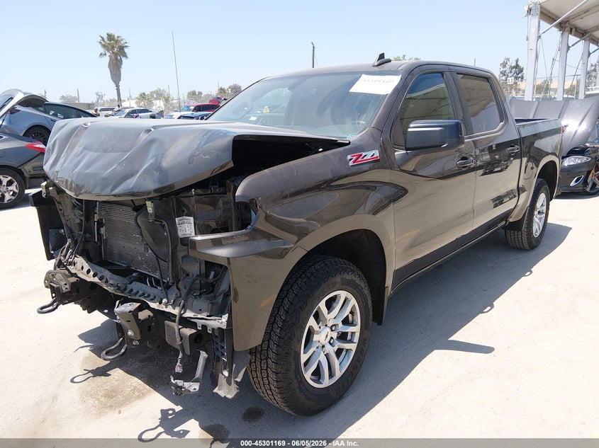2021 Chevrolet Silverado VIN 3GCUYEED5MG296914 IAAI salvage auction — FRONT END, Salvage Title, sold $10,400 on 2026-07-29 (photo 2)