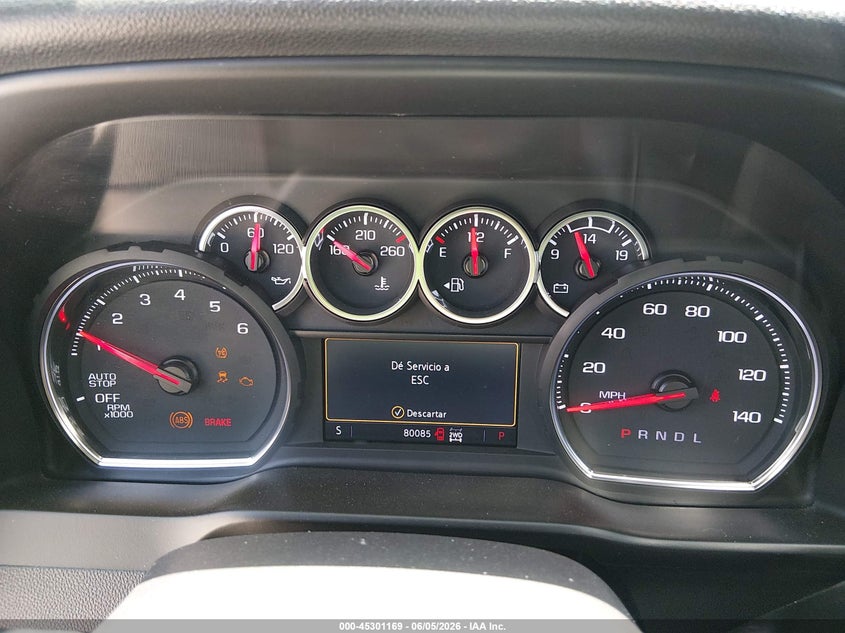 2021 Chevrolet Silverado VIN 3GCUYEED5MG296914 IAAI salvage auction — FRONT END, Salvage Title, sold $10,400 on 2026-07-29 (photo 7)