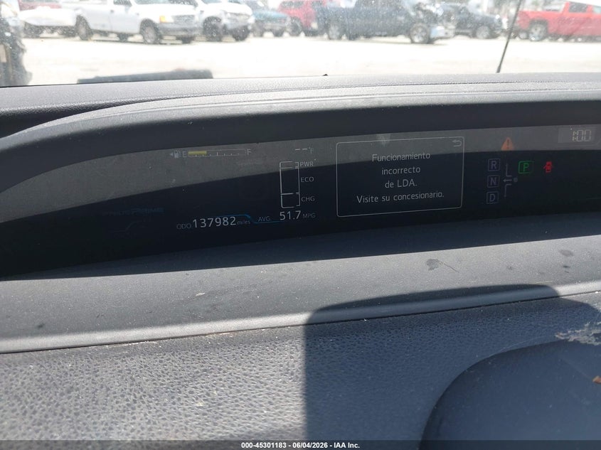 2017 Toyota Prius VIN JTDKARFP6H3003171 IAAI salvage auction — LEFT FRONT, Salvage (California), sold $4,950 on 2026-07-28 (photo 7)