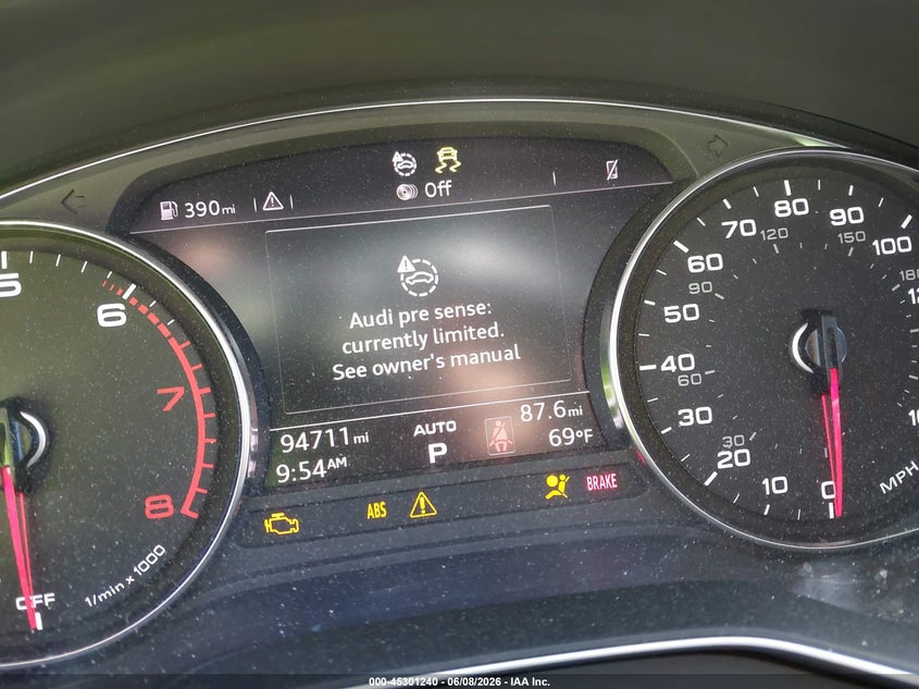 2019 Audi Q5 VIN WA1ANAFY3K2026246 IAAI salvage auction — FRONT END, Salvage Title, sold $6,850 on 2026-07-21 (photo 7)