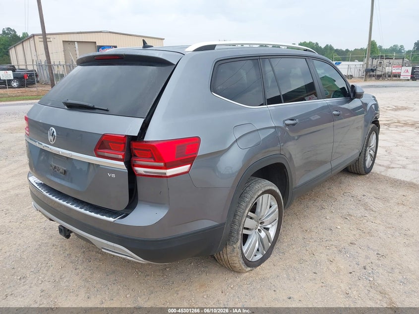 2019 Volkswagen Atlas VIN 1V2WR2CA2KC605136 IAAI salvage auction — FRONT END, Salvage (North Carolina), sold $3,975 on 2026-07-27 (photo 4)