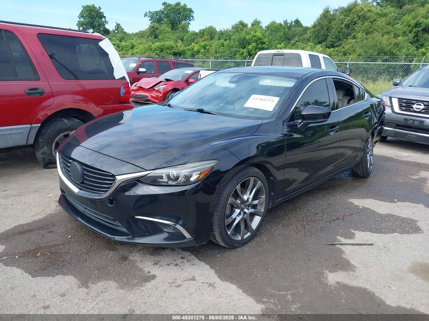 2017 Mazda 6 VIN JM1GL1W55H1144261 IAAI salvage auction — LEFT SIDE, Salvage (Louisiana), sold $2,700 on 2026-07-28 (photo 2)