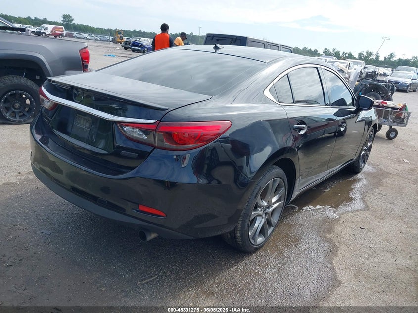 2017 Mazda 6 VIN JM1GL1W55H1144261 IAAI salvage auction — LEFT SIDE, Salvage (Louisiana), sold $2,700 on 2026-07-28 (photo 4)