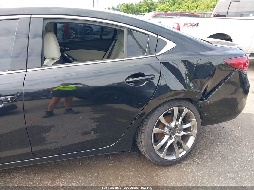 2017 Mazda 6 VIN JM1GL1W55H1144261 IAAI salvage auction — LEFT SIDE, Salvage (Louisiana), sold $2,700 on 2026-07-28 (photo 6)