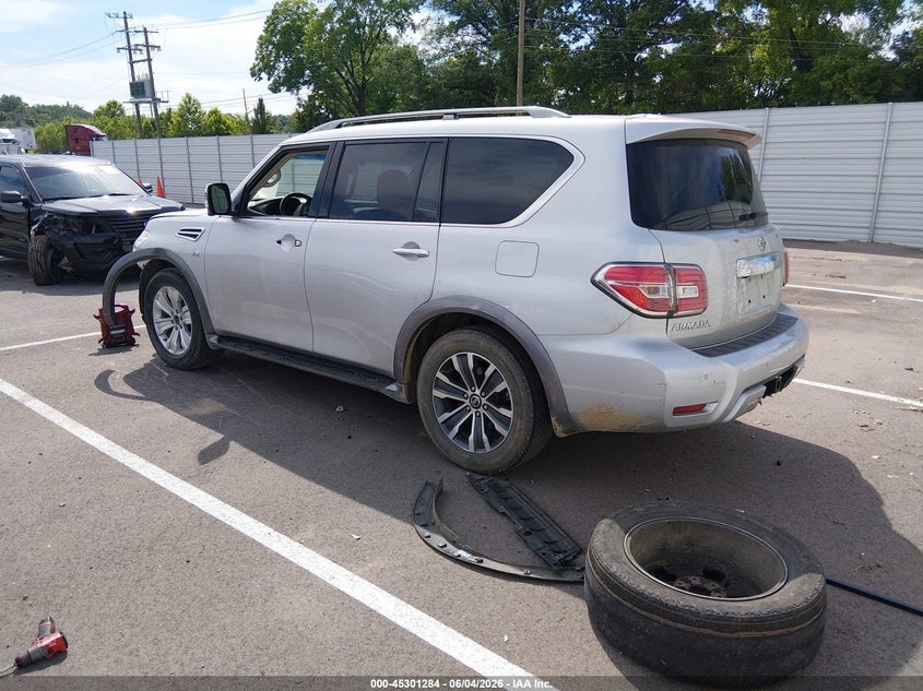 2017 Nissan Armada VIN JN8AY2NC2H9508204 IAAI salvage auction — FRONT END, Salvage Title, sold $3,800 on 2026-07-07 (photo 3)