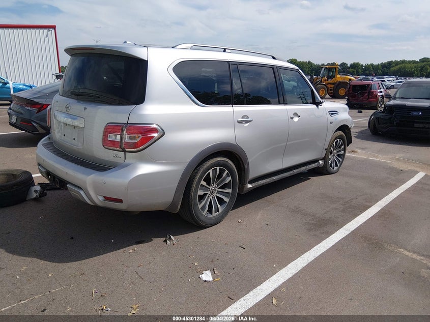 2017 Nissan Armada VIN JN8AY2NC2H9508204 IAAI salvage auction — FRONT END, Salvage Title, sold $3,800 on 2026-07-07 (photo 4)