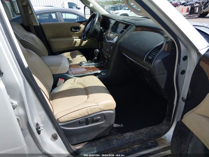 2017 Nissan Armada VIN JN8AY2NC2H9508204 IAAI salvage auction — FRONT END, Salvage Title, sold $3,800 on 2026-07-07 (photo 5)