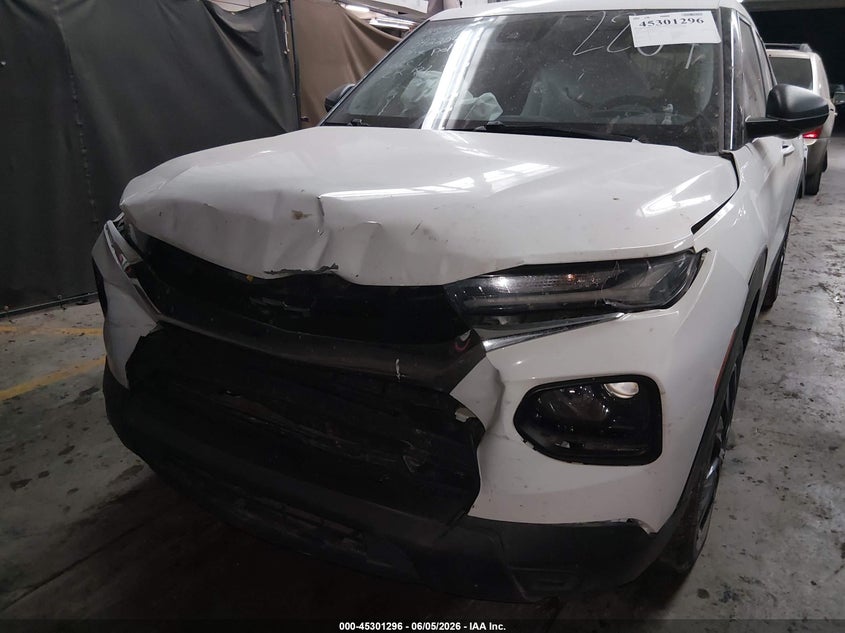 2022 Chevrolet Trailblazer VIN KL79MMS23NB135435 IAAI salvage auction — FRONT & REAR, Salvage (Arizona), sold $1,700 on 2026-07-28 (photo 6)