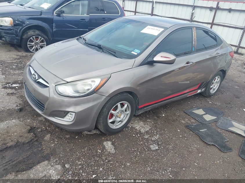 2013 Hyundai Accent VIN KMHCT4AE1DU349491 IAAI salvage auction — LEFT SIDE, Salvage Title, sold $625 on 2026-07-24 (photo 2)