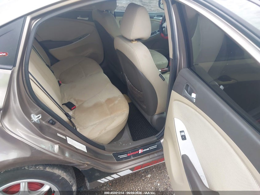 2013 Hyundai Accent VIN KMHCT4AE1DU349491 IAAI salvage auction — LEFT SIDE, Salvage Title, sold $625 on 2026-07-24 (photo 8)