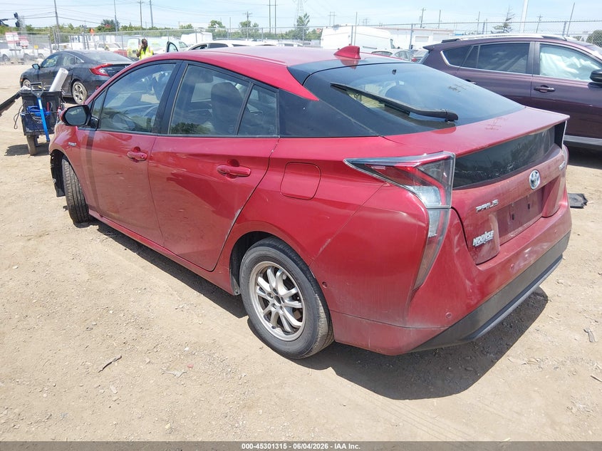 2017 Toyota Prius VIN JTDKARFU3H3528047 IAAI salvage auction — FRONT END, Salvage Title, sold $3,850 on 2026-07-30 (photo 3)