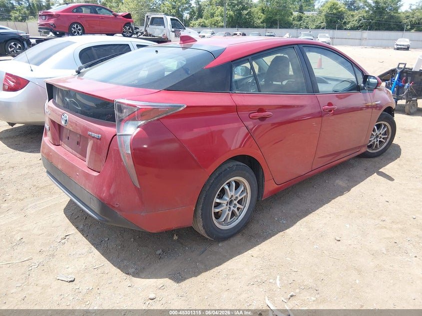 2017 Toyota Prius VIN JTDKARFU3H3528047 IAAI salvage auction — FRONT END, Salvage Title, sold $3,850 on 2026-07-30 (photo 4)
