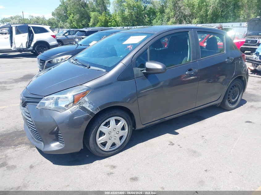 2017 Toyota Yaris VIN VNKKTUD30HA082580 IAAI salvage auction — RIGHT SIDE, Salvage Title, sold $2,000 on 2026-07-30 (photo 2)