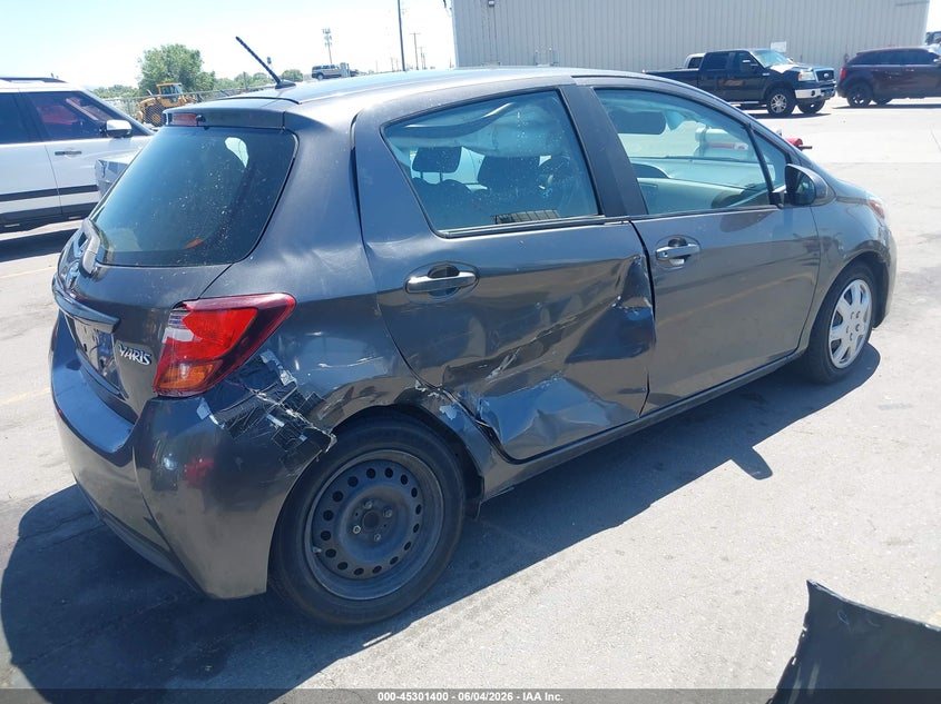 2017 Toyota Yaris VIN VNKKTUD30HA082580 IAAI salvage auction — RIGHT SIDE, Salvage Title, sold $2,000 on 2026-07-30 (photo 4)
