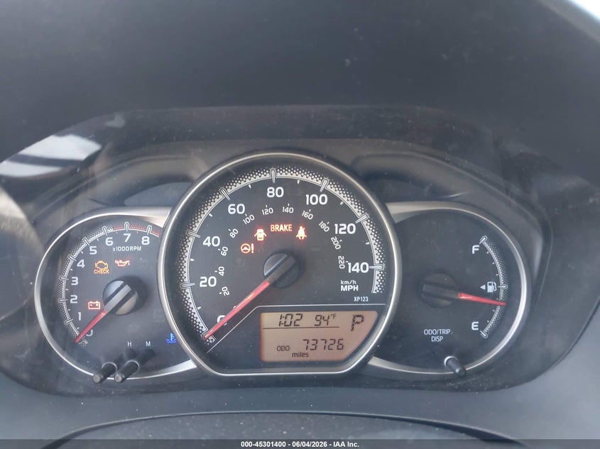 2017 Toyota Yaris VIN VNKKTUD30HA082580 IAAI salvage auction — RIGHT SIDE, Salvage Title, sold $2,000 on 2026-07-30 (photo 7)