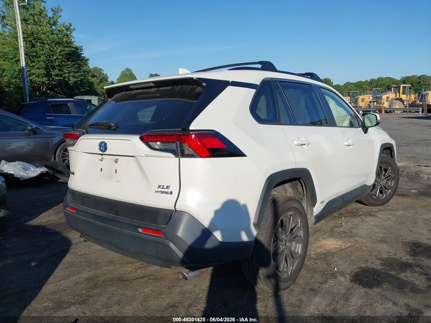 2022 Toyota Rav 4 VIN JTMB6RFV4ND519776 IAAI salvage auction — LEFT FRONT, Salvage Title, sold $12,100 on 2026-07-09 (photo 4)