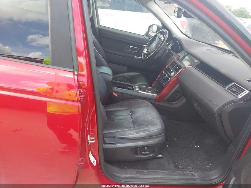 2016 Land rover Discovery sport VIN SALCR2BG8GH587125 IAAI salvage auction — NORMAL WEAR, Original (Texas), sold $1,050 on 2026-07-10 (photo 5)