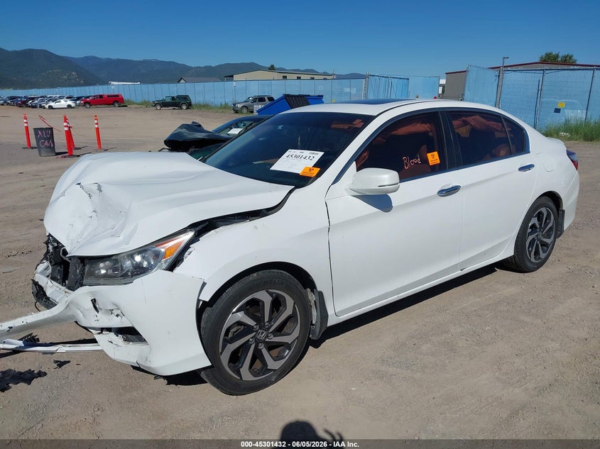 2017 Honda Accord VIN 1HGCR2F8XHA154167 IAAI salvage auction — FRONT END, Salvage Title, sold $1,875 on 2026-07-22 (photo 2)