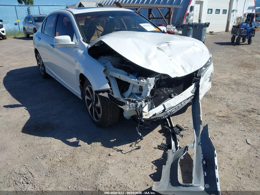 2017 Honda Accord VIN 1HGCR2F8XHA154167 IAAI salvage auction — FRONT END, Salvage Title, sold $1,875 on 2026-07-22 (photo 6)
