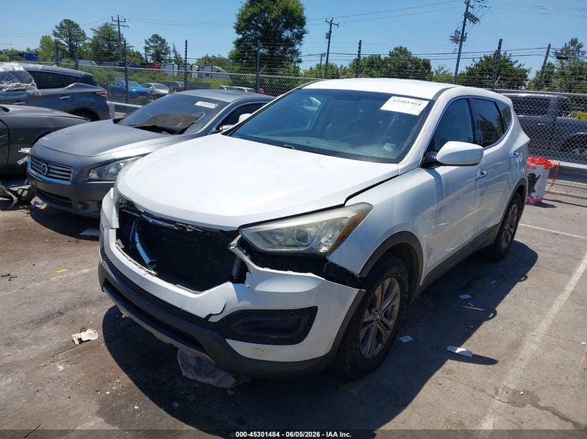 2013 Hyundai Santa fe VIN 5XYZT3LB1DG113906 IAAI salvage auction — FRONT END, Salvage Title, sold $1,650 on 2026-07-20 (photo 2)