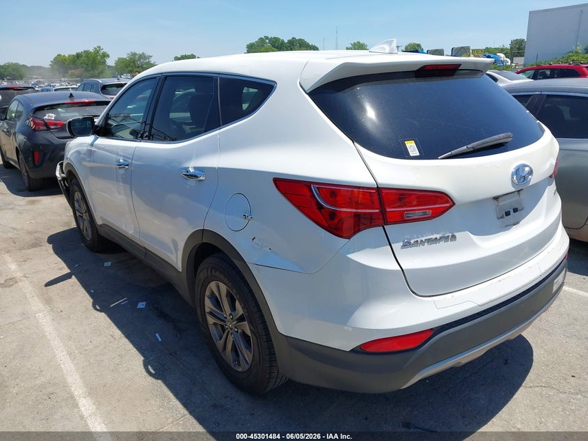 2013 Hyundai Santa fe VIN 5XYZT3LB1DG113906 IAAI salvage auction — FRONT END, Salvage Title, sold $1,650 on 2026-07-20 (photo 3)