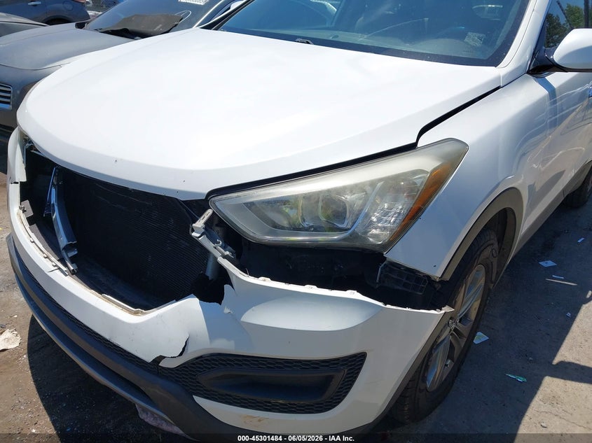 2013 Hyundai Santa fe VIN 5XYZT3LB1DG113906 IAAI salvage auction — FRONT END, Salvage Title, sold $1,650 on 2026-07-20 (photo 6)