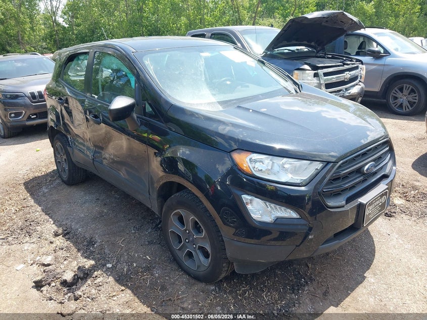 2020 Ford Ecosport VIN MAJ6S3FLXLC345892 IAAI salvage auction — SIDE, Salvage Title, sold $25 on 2026-07-21 (photo 1)