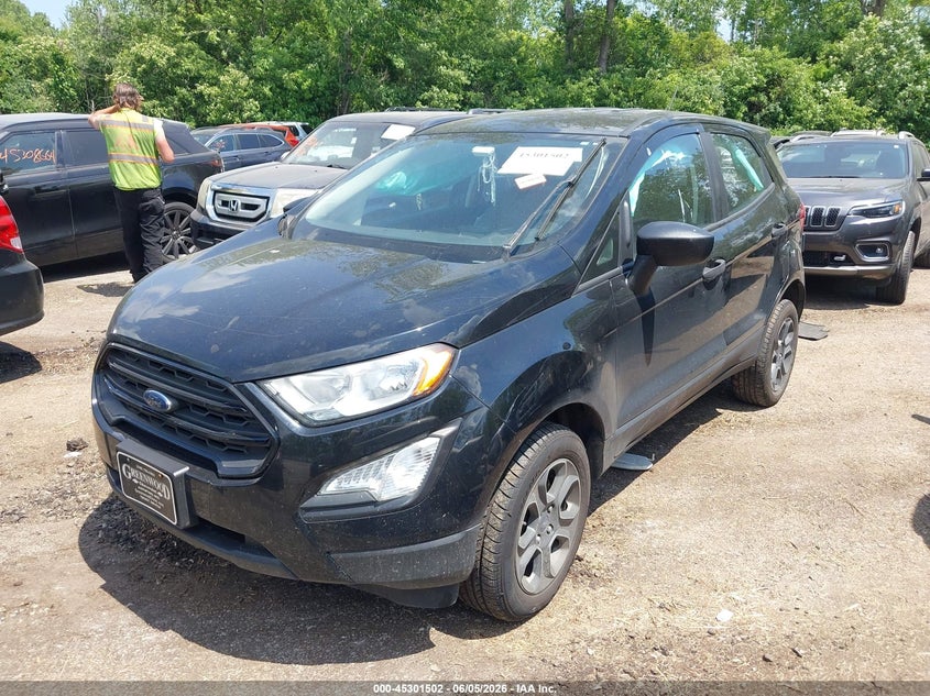 2020 Ford Ecosport VIN MAJ6S3FLXLC345892 IAAI salvage auction — SIDE, Salvage Title, sold $25 on 2026-07-21 (photo 2)