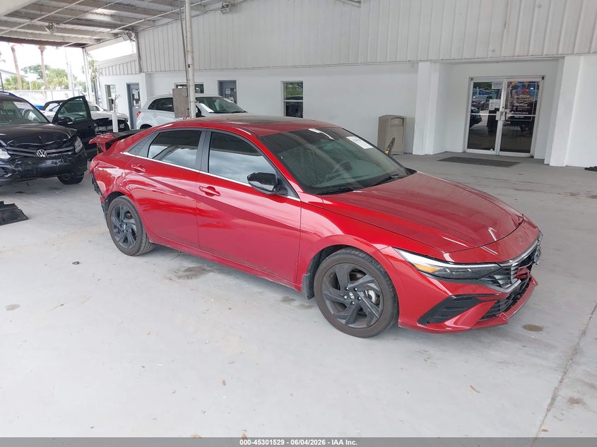 2026 Hyundai Elantra VIN KMHLS4DG0TU137180 IAAI salvage auction — REAR END, Salvage Title, sold $5,175 on 2026-07-22 (photo 1)