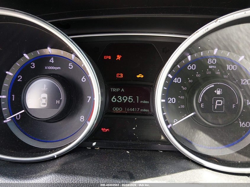 2011 Hyundai Sonata VIN 5NPEC4AC9BH117157 IAAI salvage auction — NORMAL WEAR, Original (Texas), sold $450 on 2026-07-06 (photo 7)