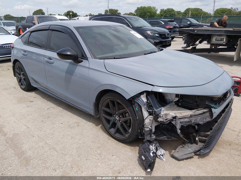 2022 Honda Civic VIN 19XFL2H84NE005918 IAAI salvage auction — RIGHT FRONT, Salvage Title, sold $5,300 on 2026-07-24 (photo 1)