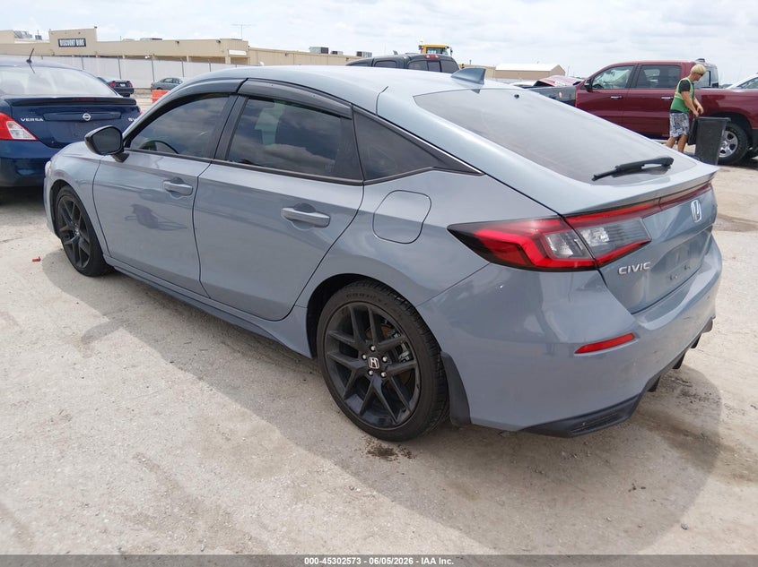 2022 Honda Civic VIN 19XFL2H84NE005918 IAAI salvage auction — RIGHT FRONT, Salvage Title, sold $5,300 on 2026-07-24 (photo 3)
