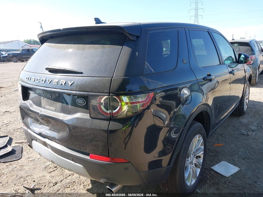 2016 Land rover Discovery sport VIN SALCR2BG5GH569360 IAAI salvage auction — REAR END, Salvage Title, sold $2,750 on 2026-07-15 (photo 6)