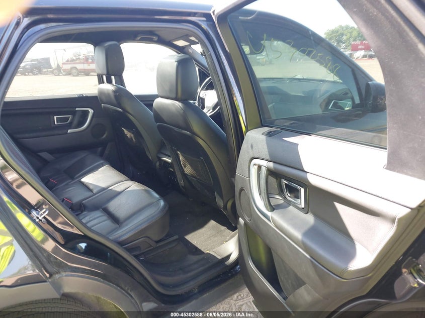 2016 Land rover Discovery sport VIN SALCR2BG5GH569360 IAAI salvage auction — REAR END, Salvage Title, sold $2,750 on 2026-07-15 (photo 8)