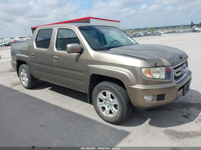 2009 Honda Ridgeline VIN 2HJYK16439H500249 IAAI salvage auction — FRONT END, Certificate Of Title (Nebraska), sold $1,100 on 2026-07-09 (photo 1)