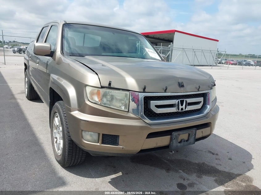 2009 Honda Ridgeline VIN 2HJYK16439H500249 IAAI salvage auction — FRONT END, Certificate Of Title (Nebraska), sold $1,100 on 2026-07-09 (photo 6)