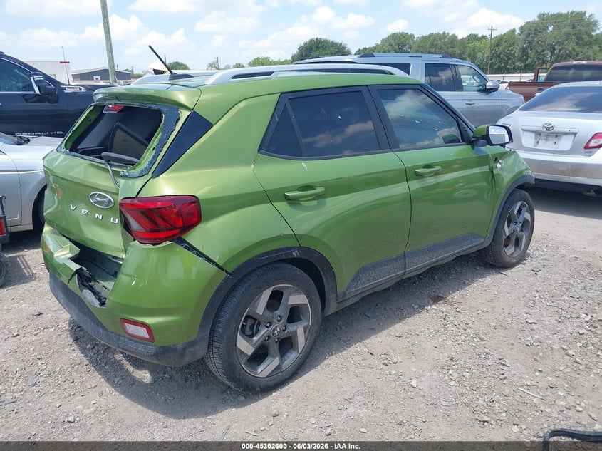 2023 Hyundai Venue VIN KMHRC8A37PU233135 IAAI salvage auction — FRONT END, Original (Texas), sold $425 on 2026-07-14 (photo 4)
