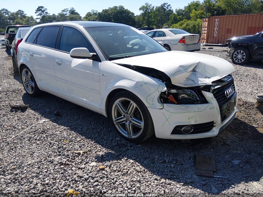 2012 Audi A3 VIN WAUKJAFM8CA091990 IAAI salvage auction — RIGHT FRONT, Salvage Title, sold $1,050 on 2026-07-14 (photo 1)