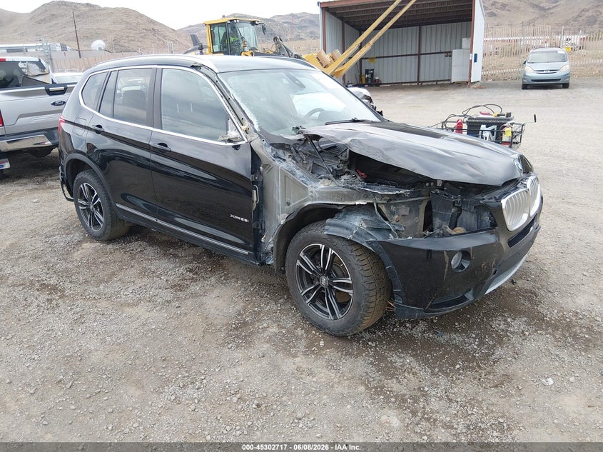2012 BMW X3 VIN 5UXWX5C51CL725442 IAAI salvage auction — RIGHT FRONT, Salvage Title, sold $425 on 2026-07-10 (photo 1)