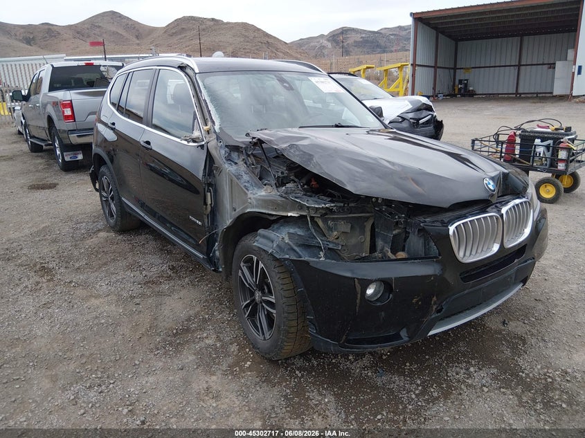 2012 BMW X3 VIN 5UXWX5C51CL725442 IAAI salvage auction — RIGHT FRONT, Salvage Title, sold $425 on 2026-07-10 (photo 6)