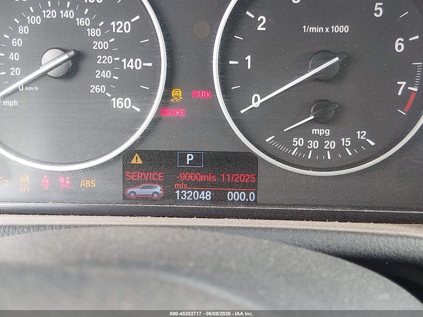 2012 BMW X3 VIN 5UXWX5C51CL725442 IAAI salvage auction — RIGHT FRONT, Salvage Title, sold $425 on 2026-07-10 (photo 7)