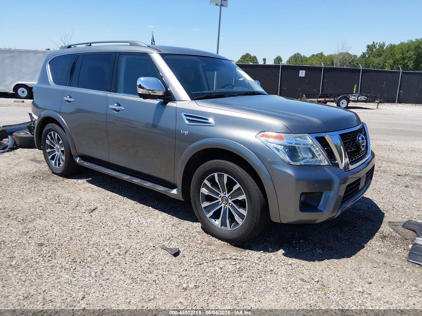 2020 Nissan Armada VIN JN8AY2NC2LX518025 IAAI salvage auction — REAR END, Salvage Title, sold $9,450 on 2026-07-22 (photo 1)