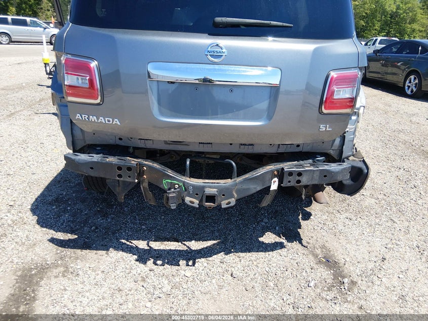2020 Nissan Armada VIN JN8AY2NC2LX518025 IAAI salvage auction — REAR END, Salvage Title, sold $9,450 on 2026-07-22 (photo 6)