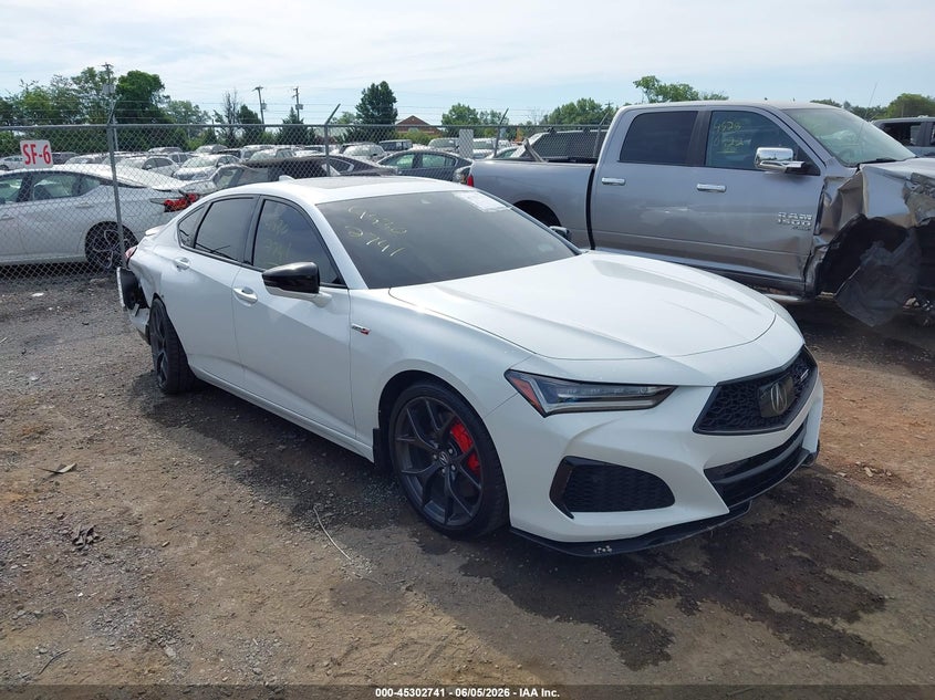 2022 Acura Tlx VIN 19UUB7F93NA001558 — IAAI salvage auction photo
